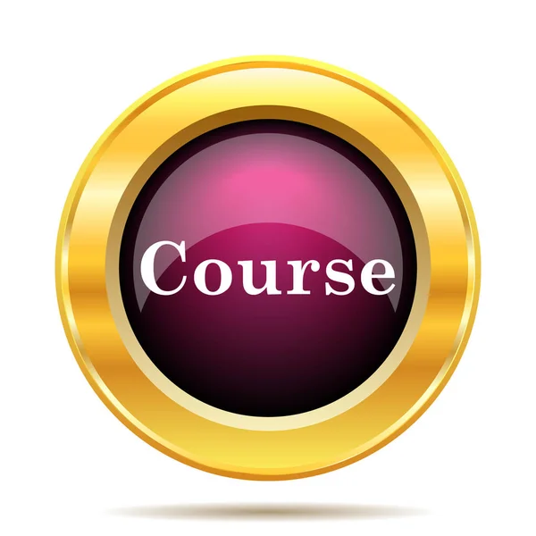 Course icon — Stock Photo, Image