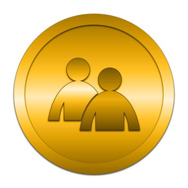 Danışmanlık simgesi. Beyaz arka plan üzerinde Internet düğmesi.