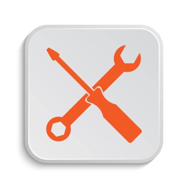 Araçlar simgesi. Beyaz arka plan üzerinde Internet düğmesi