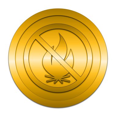 yangın yasak simgesi