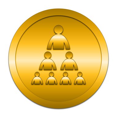 Kuruluş grafiği ile insanlar kutsal kişilerin resmi. Beyaz arka plan üzerinde Internet düğmesi.