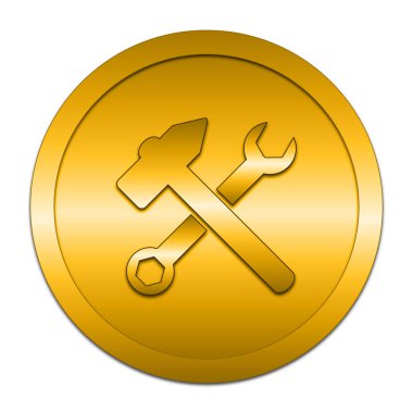 Araçlar simgesi. Beyaz arka plan üzerinde Internet düğmesi.