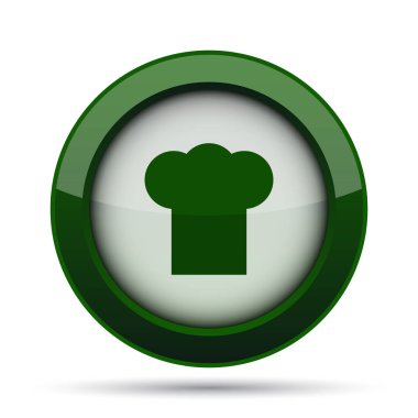 Şef simgesi. Beyaz arka plan üzerinde Internet düğmesi.