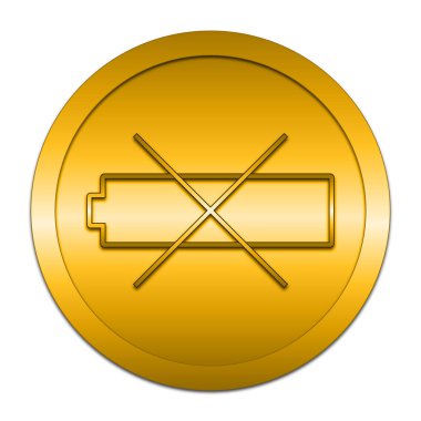 boş bir pil simgesi