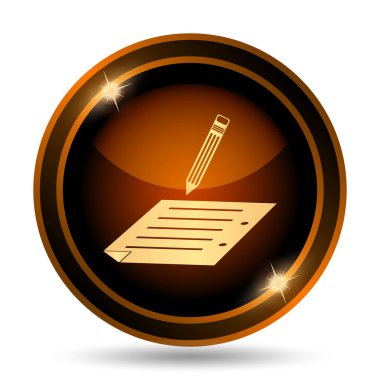 Simgesi abone. Beyaz arka plan üzerinde Internet düğmesi