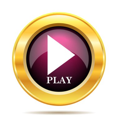 Oyun simgesi. Beyaz arka plan üzerinde Internet düğmesi