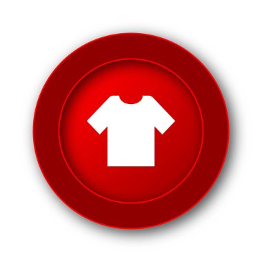 T-kısa kutsal kişilerin resmi. Beyaz arka plan üzerinde Internet düğmesi.