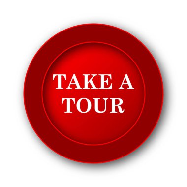 Bir tur simgesi alır. Beyaz arka plan üzerinde Internet düğmesi.