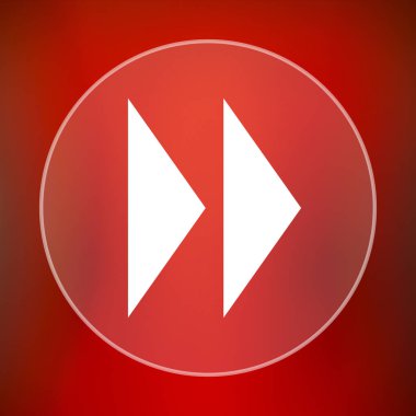 Hızlı ileri işareti simgesi