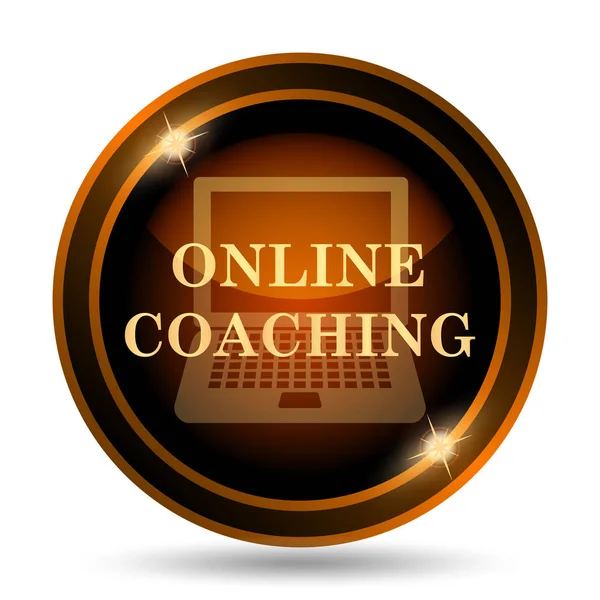 Icône de coaching en ligne — Photo