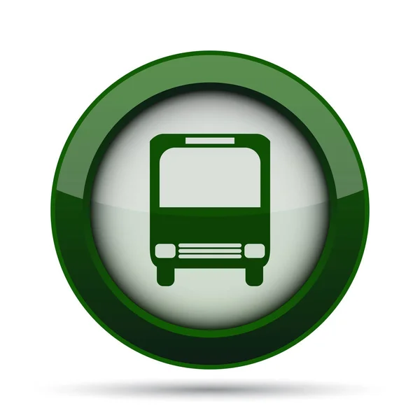 Bus Icon Internet Button White Background — Stock Photo, Image