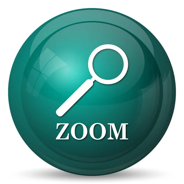 Zoom con icona loupe — Foto Stock