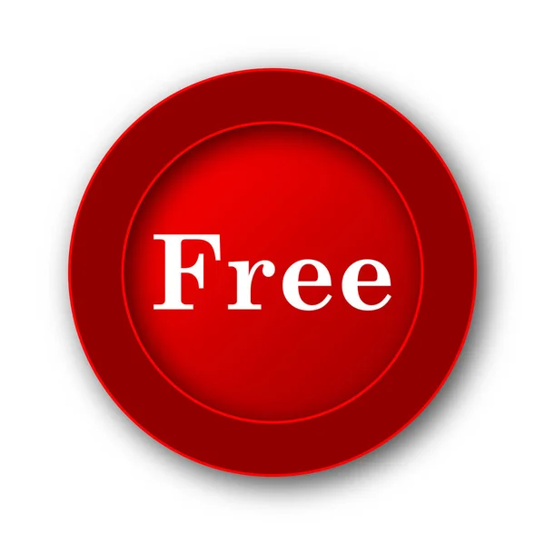 Free Icon Internet Button White Background — Stock Photo, Image