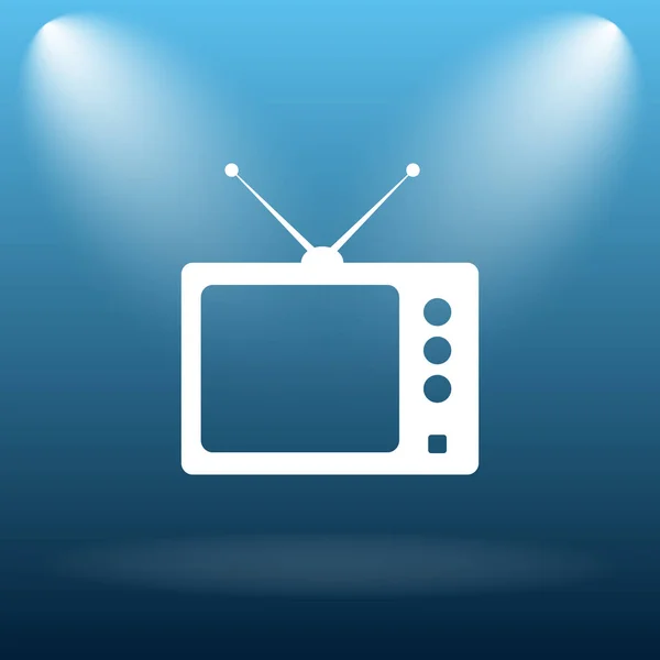 Retro tv icon — Stock Photo, Image