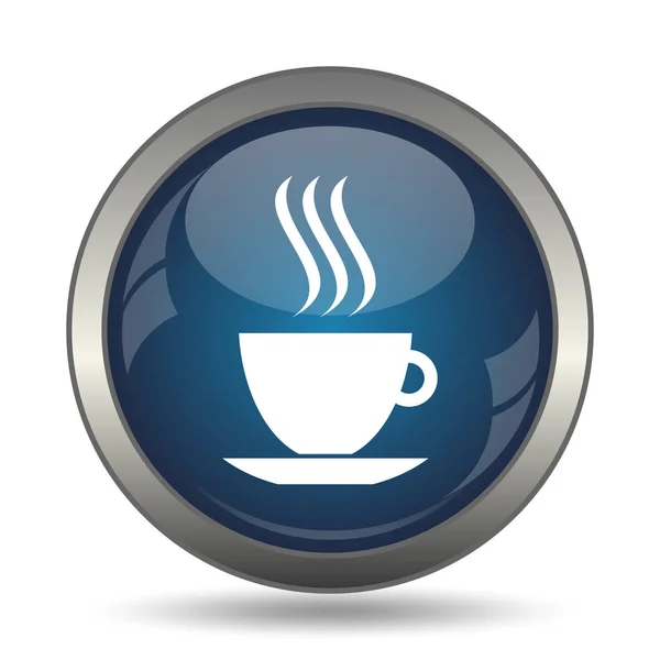 Cup Icon Internet Button White Background — Stock Photo, Image