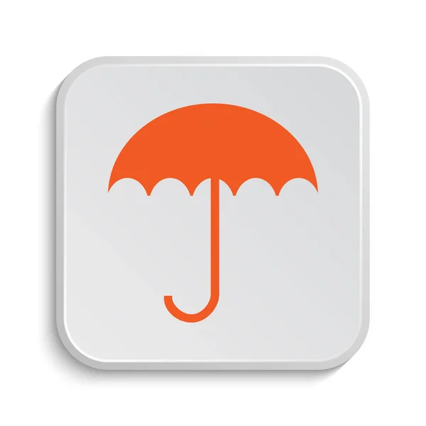 Umbrella Icon Internet Button White Background — Stock Photo, Image
