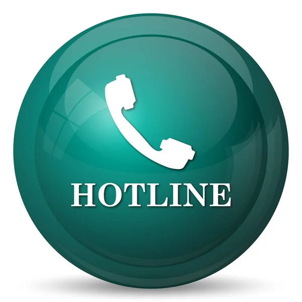 Hotline icon — Stock Photo, Image
