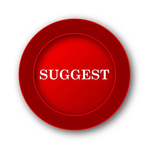 Suggest Icon Internet Button White Background — Stock Photo, Image