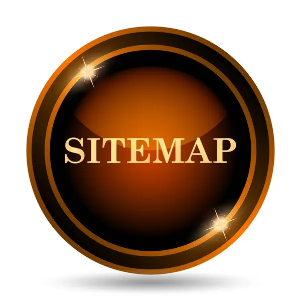 Sitemap Symbol Internet Taste Auf Weißem Hintergrund — Stockfoto