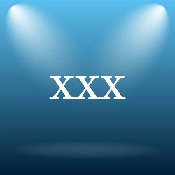 Ícone xxx — Fotografia de Stock