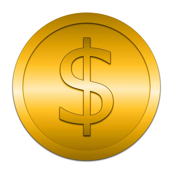 Icono del dólar — Foto de Stock