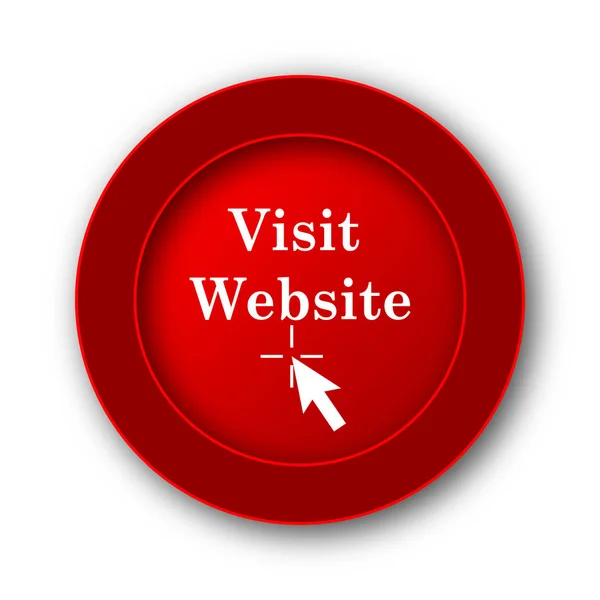 Visit website icon. Internet button on white background.