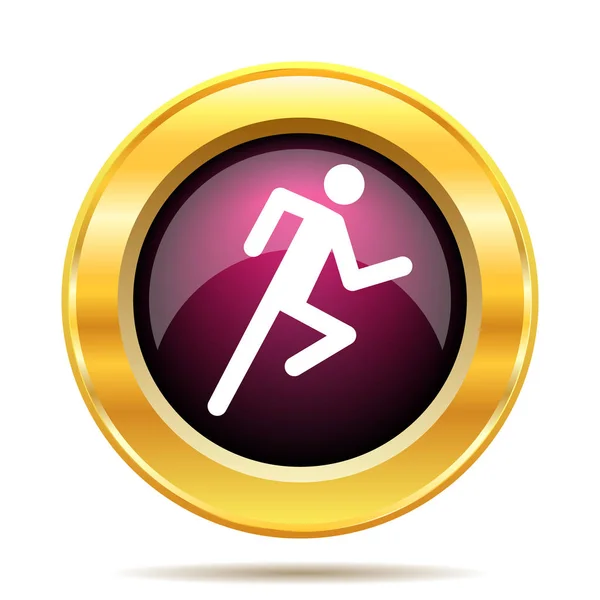 Running man icon — Stock Photo, Image