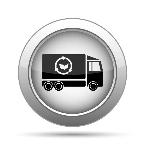 Eco vrachtwagen pictogram — Stockfoto