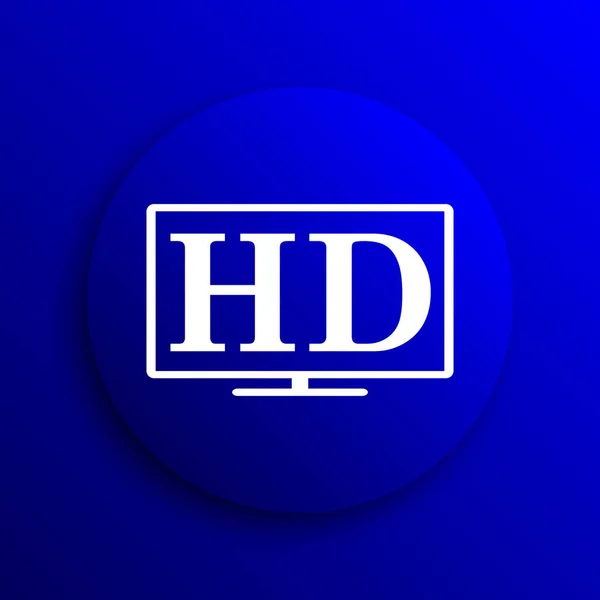 Ikona hd tv — Stock fotografie