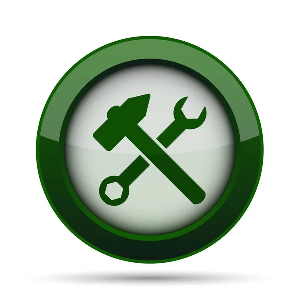 Tools Icon Internet Button White Background — Stock Photo, Image