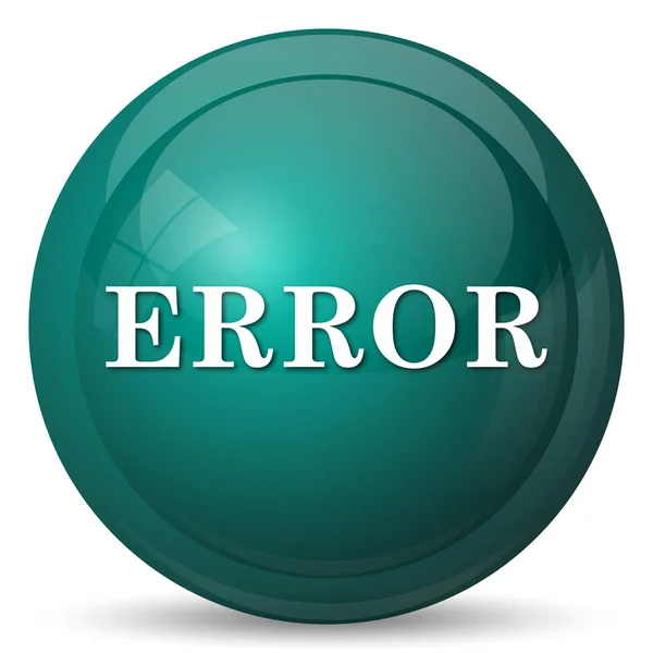 Icono de error —  Fotos de Stock