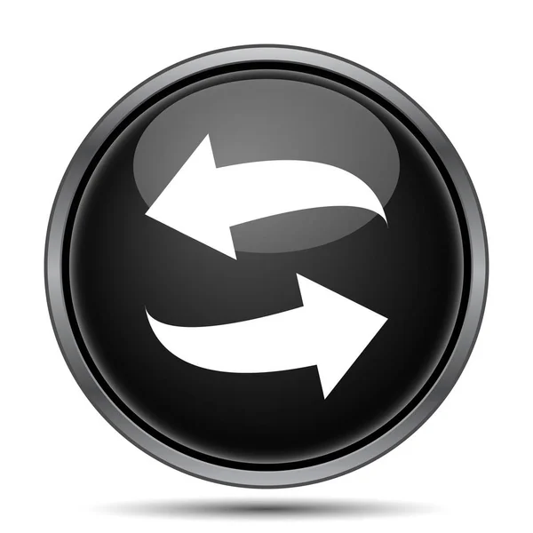 Rewap Icon Кнопка Интернет Белом Фоне — стоковое фото