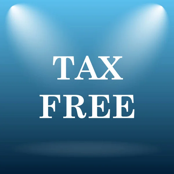 세금 무료 아이콘 — 스톡 사진