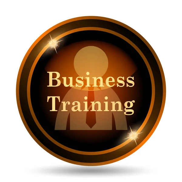 Business Training Icon Internet Button White Background — Stock Photo, Image