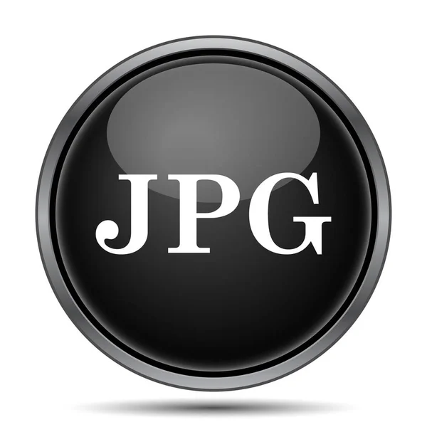 Jpg Icon Internet Button White Background — Stock Photo, Image