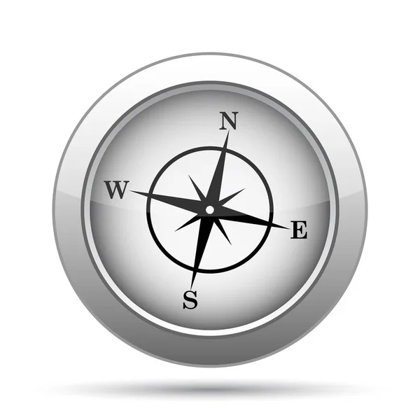 Ikona kompasu — Zdjęcie stockowe