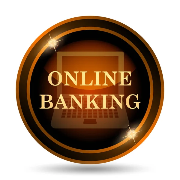 Icona bancaria online — Foto Stock