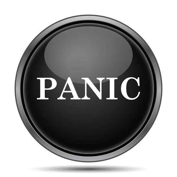 Panik Symbol Internet Taste Auf Weißem Hintergrund — Stockfoto