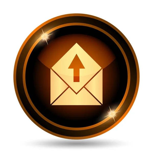 Send Mail Icon Internet Button White Background — Stock Photo, Image