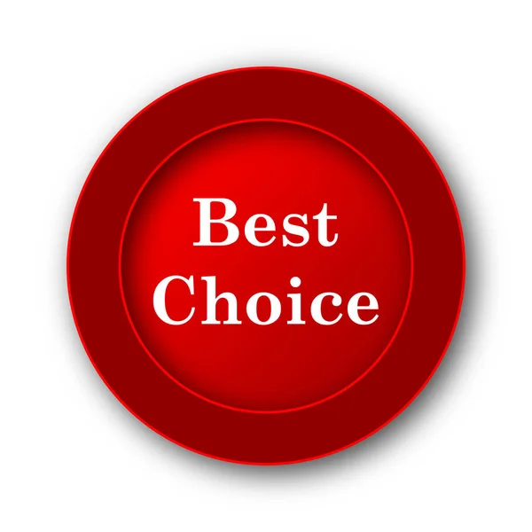 Best Choice Icon Internet Button White Background — Stock Photo, Image