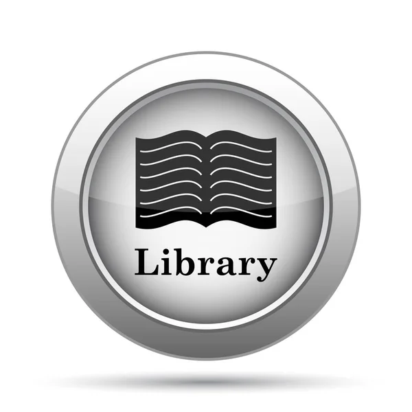 Εικονίδιο βιβλιοθήκη — Φωτογραφία Αρχείου