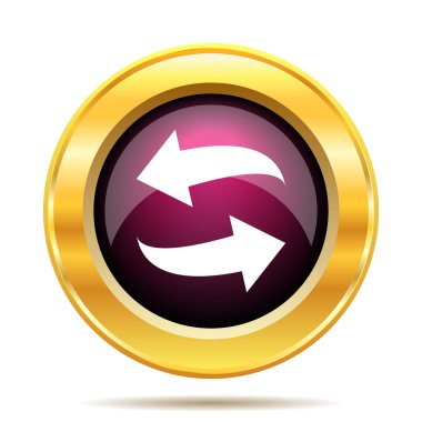 Simge değiştir. Beyaz arka plan üzerinde Internet düğmesi