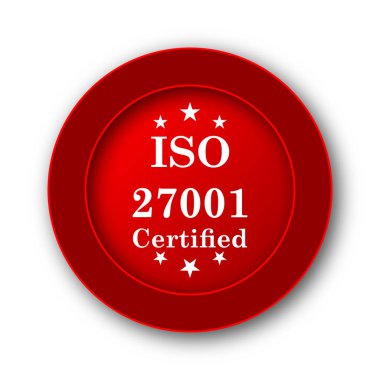 ISO 27001 simgesi. Beyaz arka plan üzerinde Internet düğmesi.