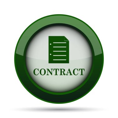 Sözleşme simgesi. Beyaz arka plan üzerinde Internet düğmesi.