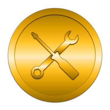 Araçlar simgesi. Beyaz arka plan üzerinde Internet düğmesi.