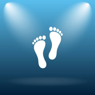 ayak yazdırma simgesi