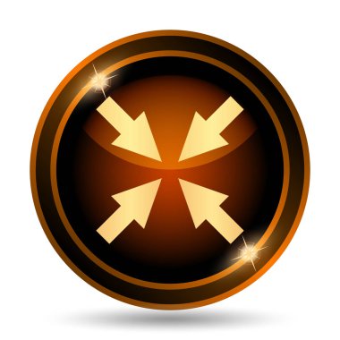 Çıkış tam ekran simgesini. Beyaz arka plan üzerinde Internet düğmesi