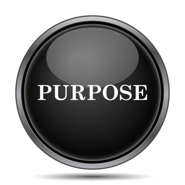 Amaç simge. Beyaz arka plan üzerinde Internet düğmesi