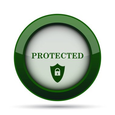 Korumalı simgesi. Beyaz arka plan üzerinde Internet düğmesi.