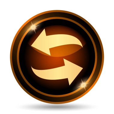 Simge değiştir. Beyaz arka plan üzerinde Internet düğmesi